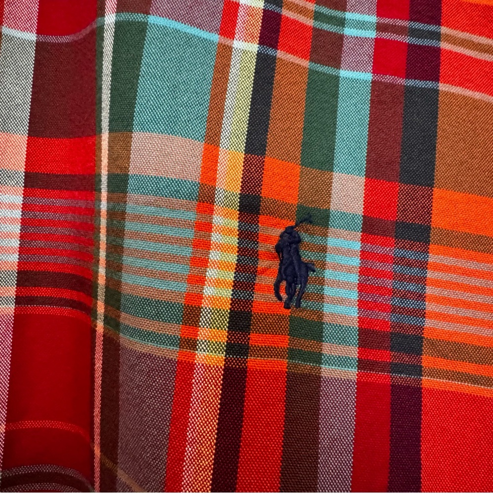 Polo Ralph Lauren Multicolor Long Sleeve Button-down Plaid Shirt - 3XLT